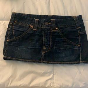 True Religion Denim Mini Skirt Size 28 EUC
